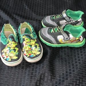 A pair of toddler shoes